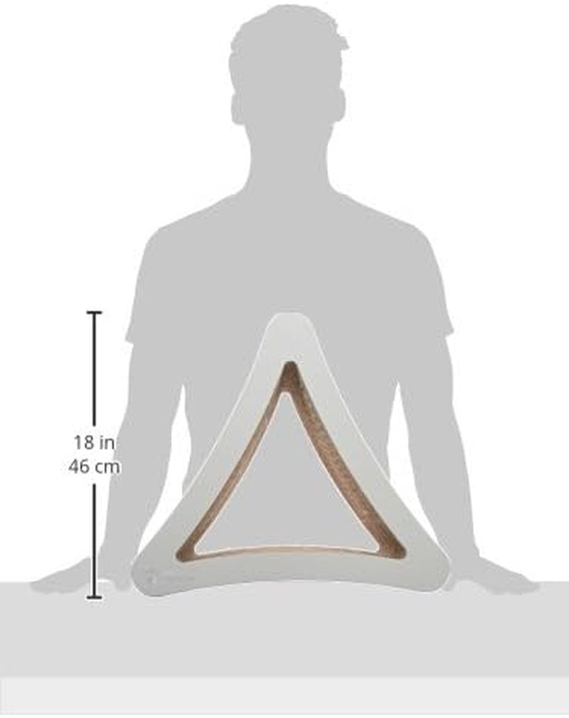 3-Sided Vertical Cat Scratching Post | Available in 18” & 24” |6 Usable Sides. Scratch; Play; & Perch | 100% Recyclable Cardboard Lounge