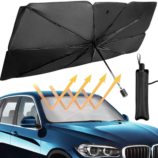 Umbrella Car Windshield Sun Shade UV Rays and Heat Sun Visor Protector